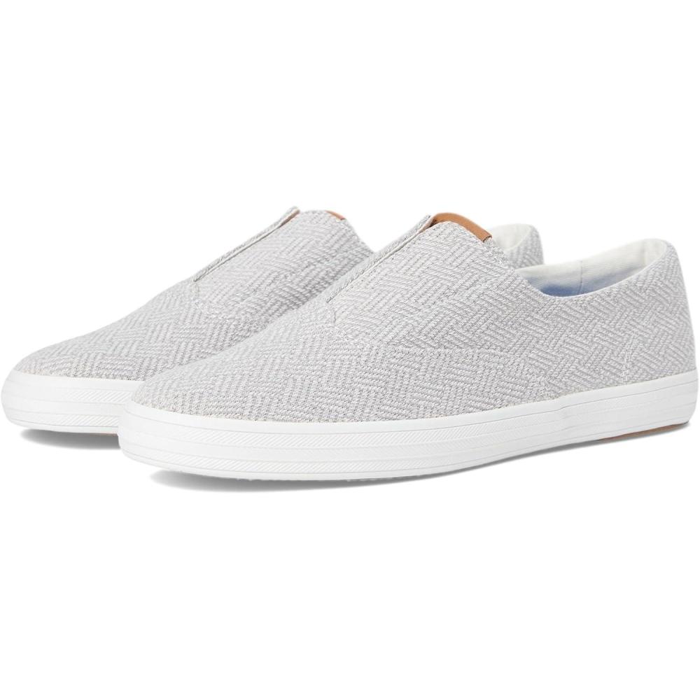 image:imageKeds Womens Champion Round Toe SliponGrey Crosshatch Textile