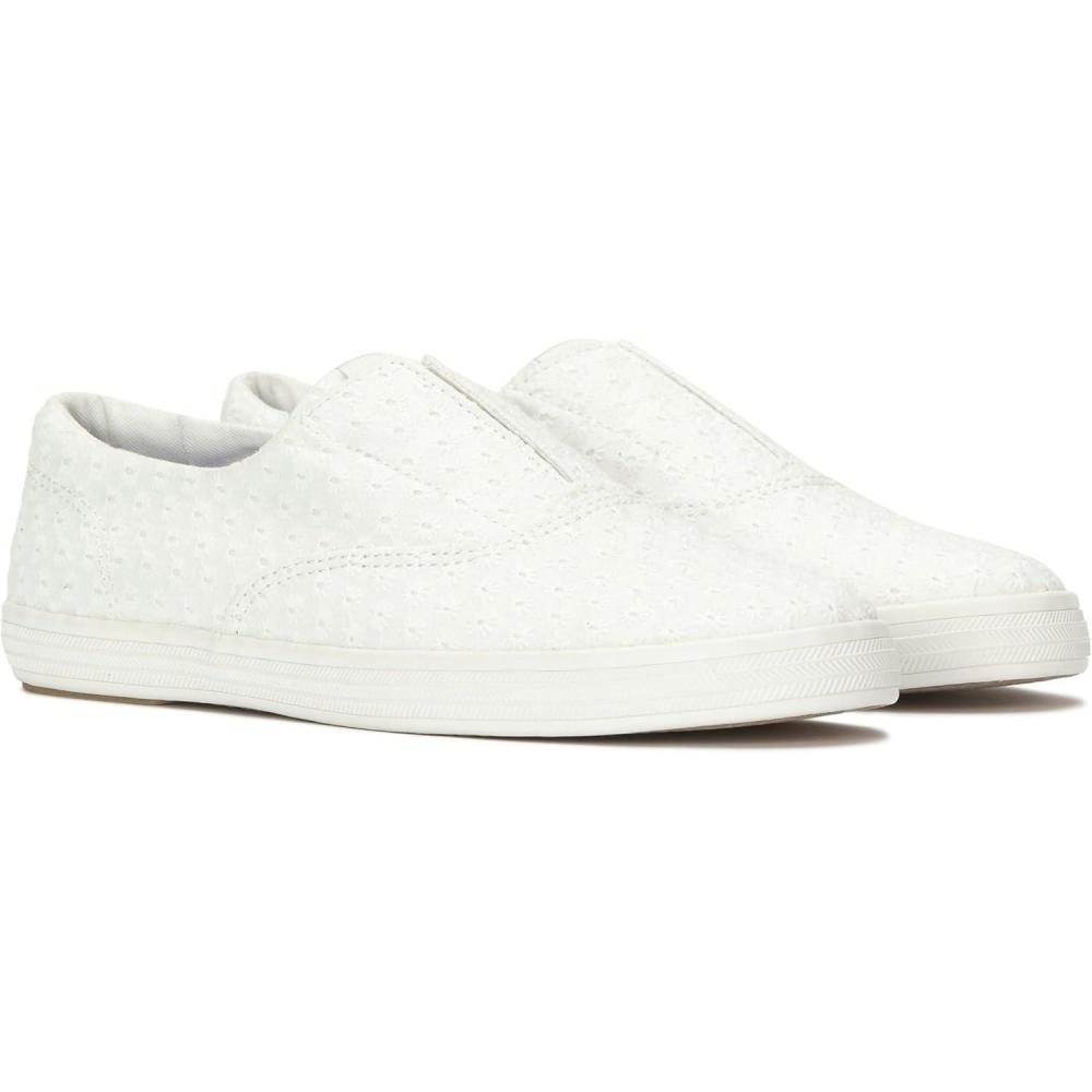 image:imageKeds Womens Champion Round Toe SliponSnow White Eyelet