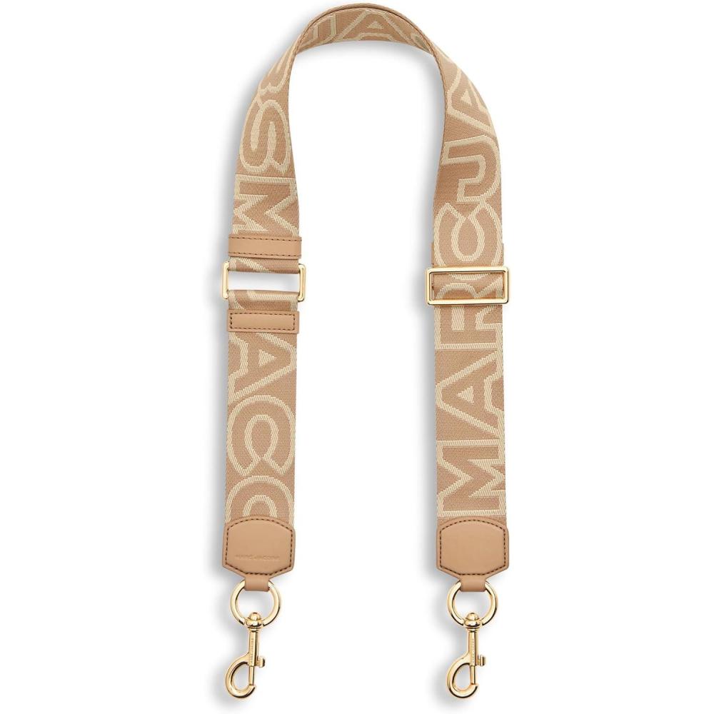 image:imageMarc Jacobs womens The Outline Logo Webbing StrapCamel