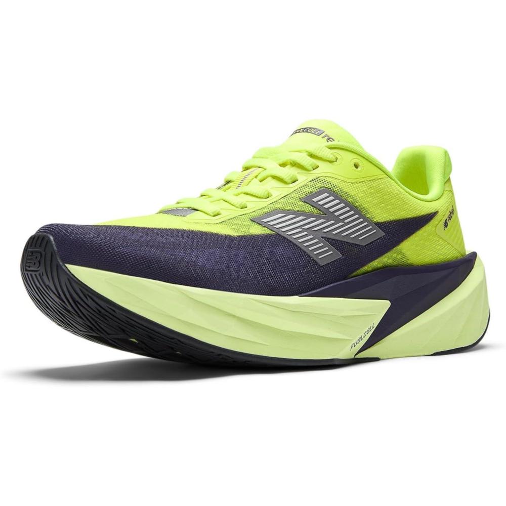 image:imageNew Balance Womens FuelCell Rebel V5 Running ShoesAlkaline GreenBoysenberry