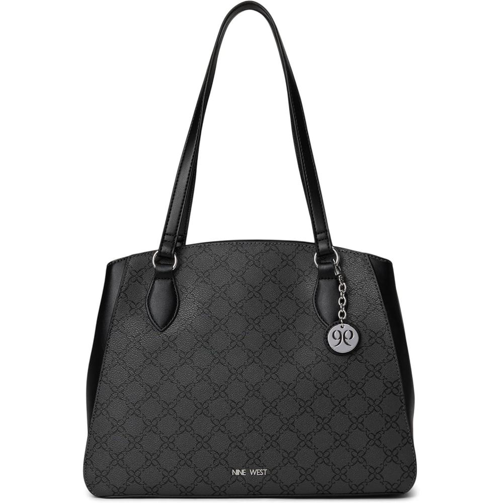 image:imageNine West womens Anneli CarryallJet Black Logo