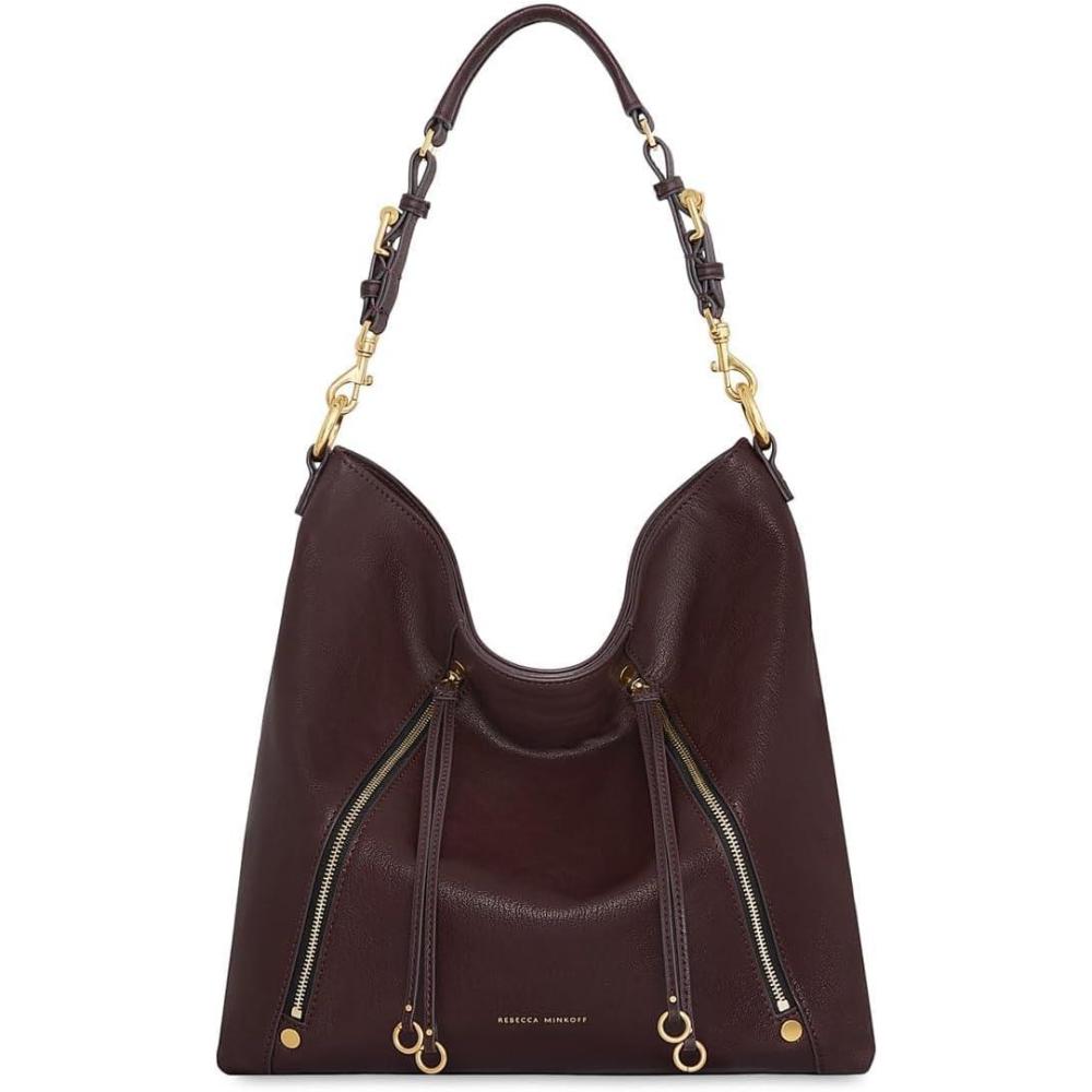 image:imageRebecca Minkoff Womens Rivington Hobo Sable One Size