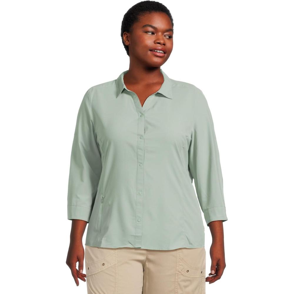 image:imageRoyal Robbins Womens Expedition Pro 34 SleeveSage Leaf