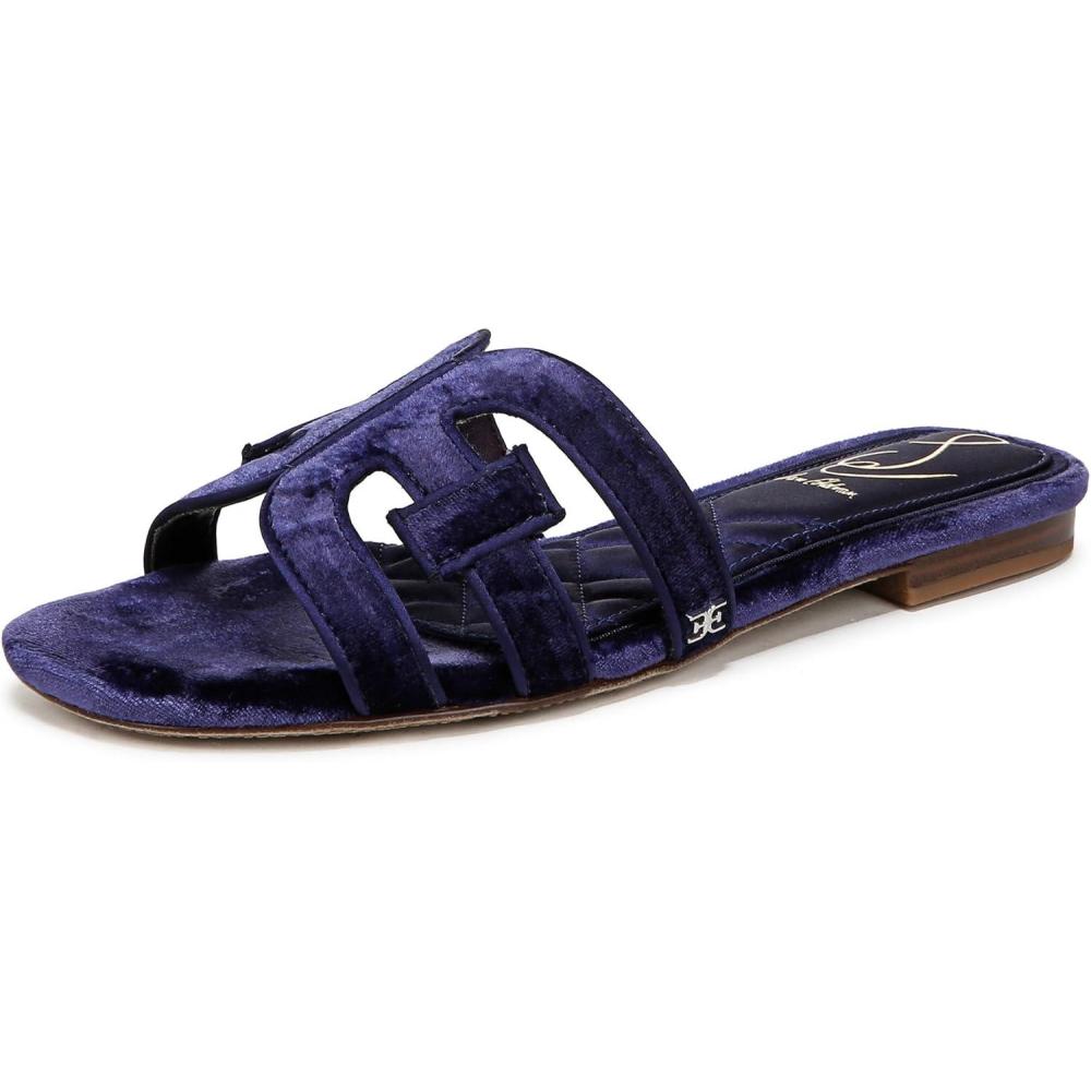 image:imageSam Edelman Womens Bay Flat SandalDark Winter Violet Velvet