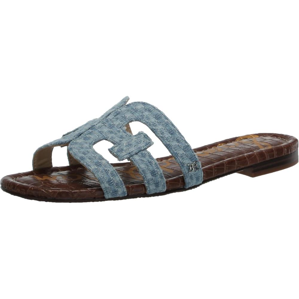 image:imageSam Edelman Womens Bay Flat SandalMontrose Blue Denim