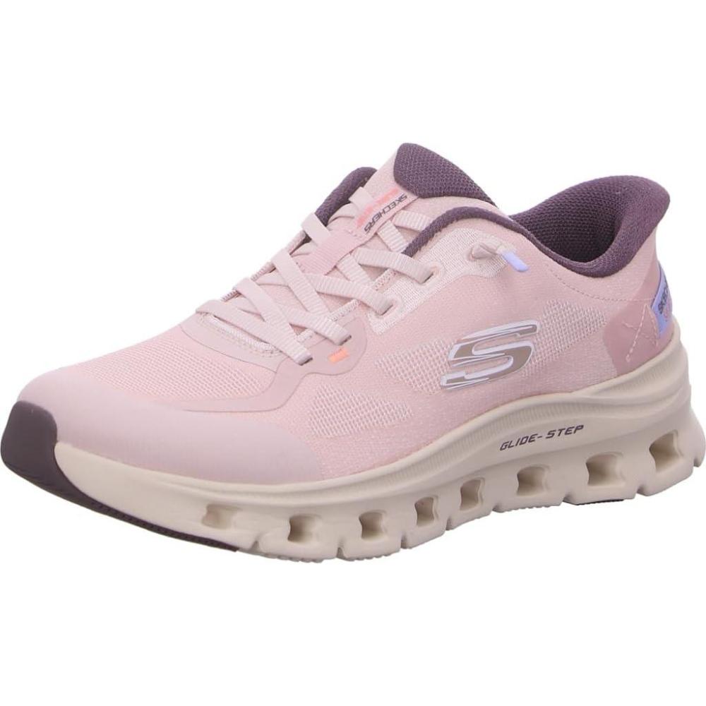 image:imageSkechers Womens GlideStep Pro Hands Free Slipins ShoesRose Mesh Pink Trim