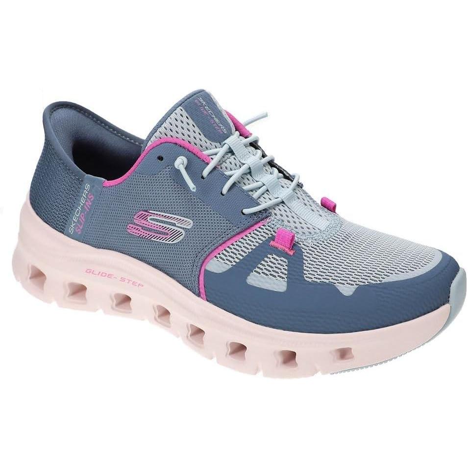 image:imageSkechers Womens GlideStep Pro Hands Free Slipins ShoesSltpslatePink