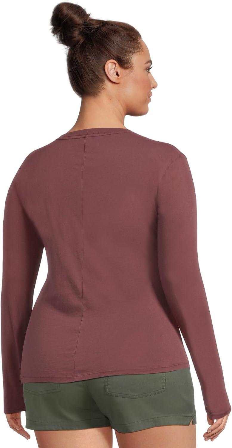 image:imageprAna Womens Everyday Long Sleeve TeeDeep Vino
