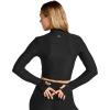 Beyond Yoga Featherweight Moving On Cropped Pullover(Darkest Night)