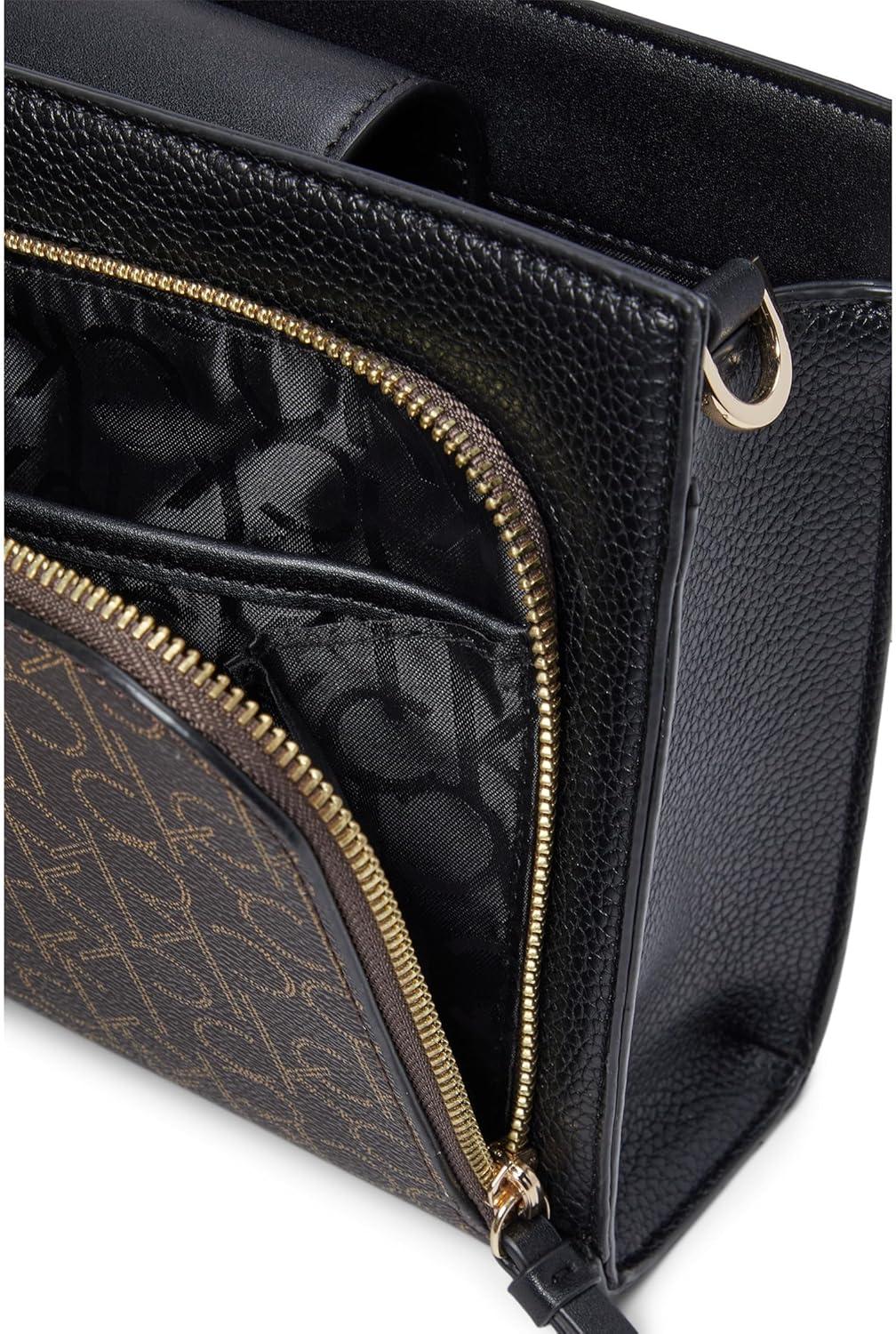 image:imageCalvin Klein womens Bay CrossbodyBrownKhakiBlack