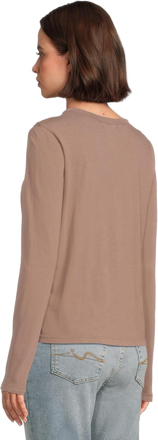 image:imageMichael Stars Womens Clarissa Long Sleeve TeeCobblestone