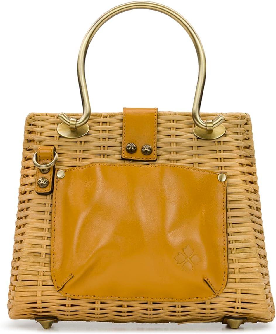 image:imagePatricia Nash Rodia Top Handle WSpring Mlt Scarf Bags for Women Crossbody Strap Zippered Pocketf Mango One Size One Size