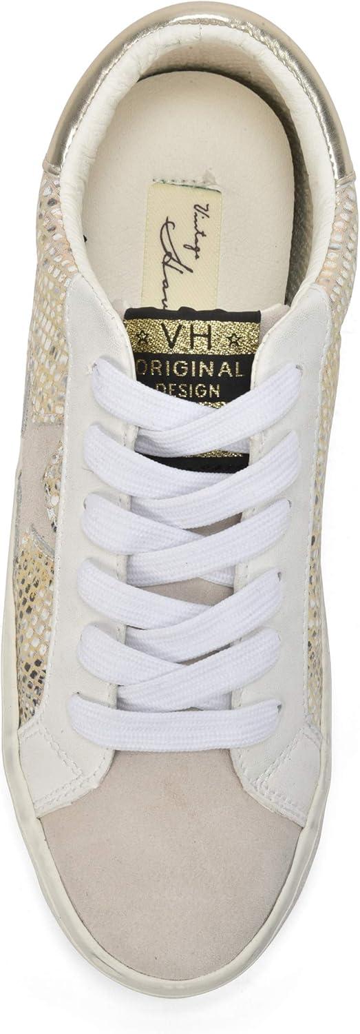image:imageVintage Havana Womens Kate Slip On Sneakers Shoes Casual GreyGold Snake