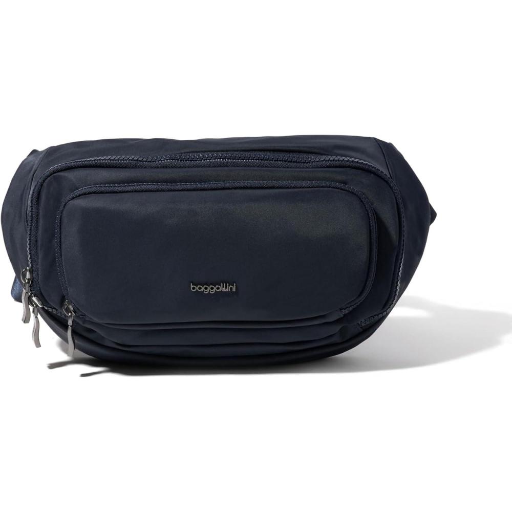 image:imageBaggallini On The Go Large Belt Bag Waist PackFrench Navy Twill