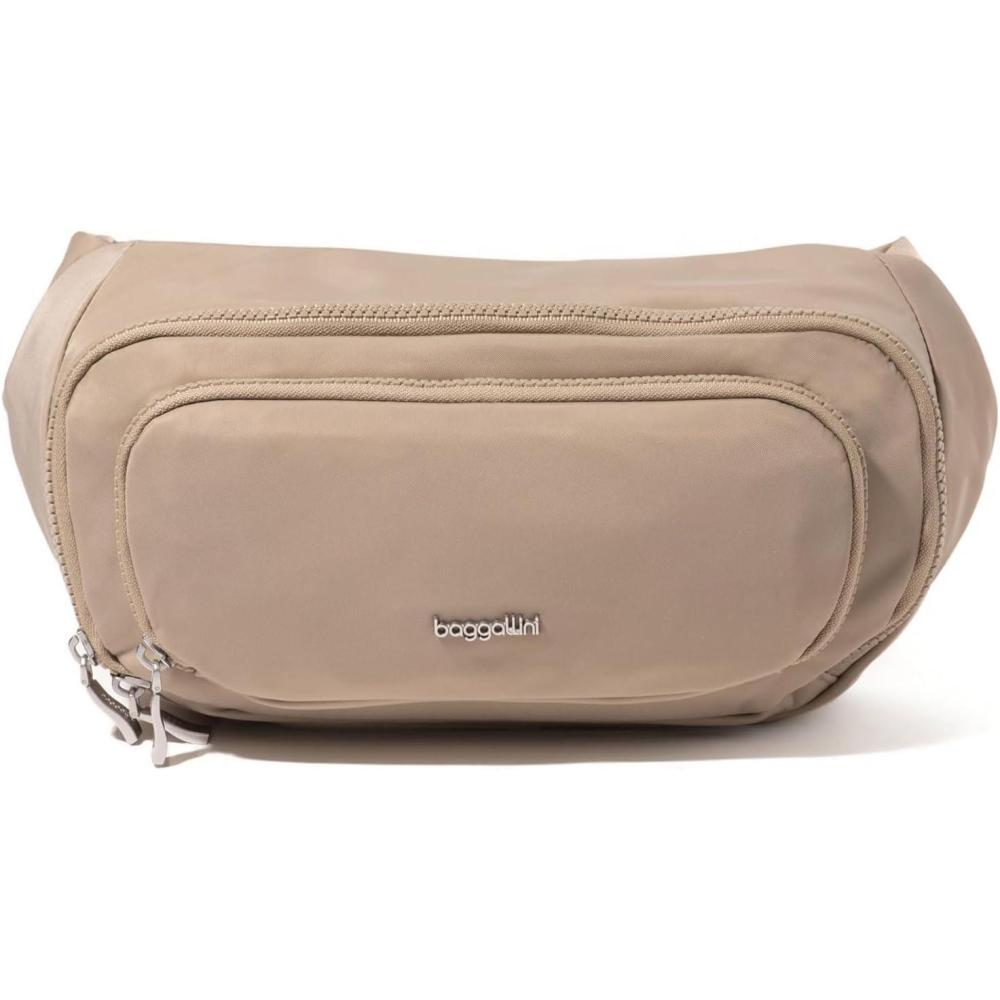image:imageBaggallini On The Go Large Belt Bag Waist PackTaupe Twill