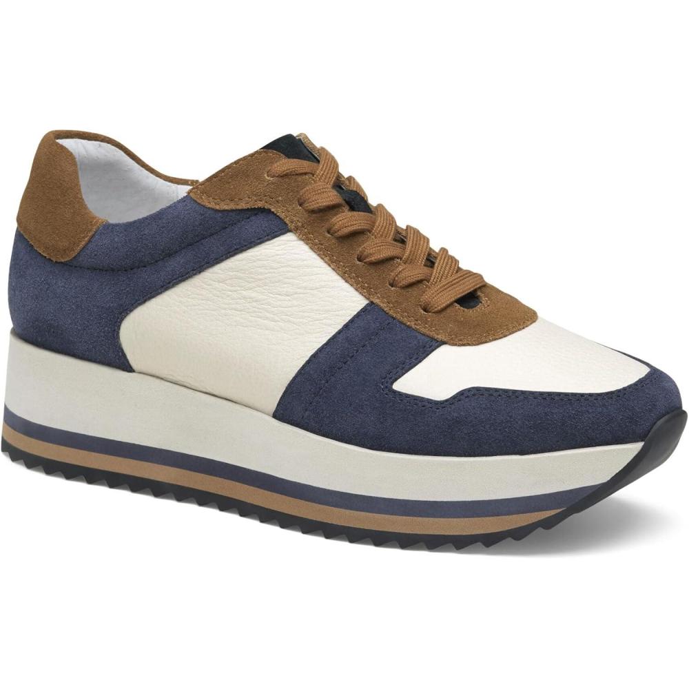image:imageJohnston amp Murphy Womens Gracie ColorBlock LaceupNavy