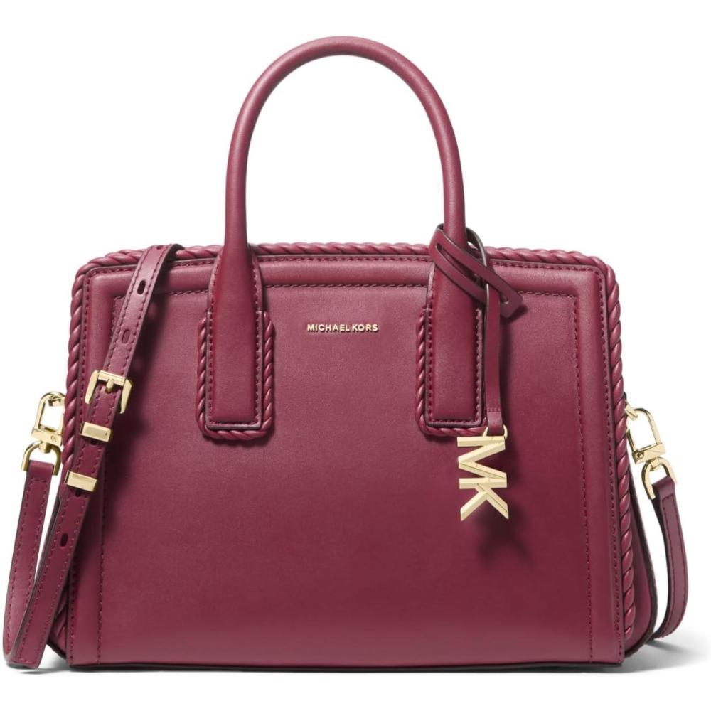 image:imageMichael Kors Womens Laila Small SatchelGoldtone HardwareMulberry
