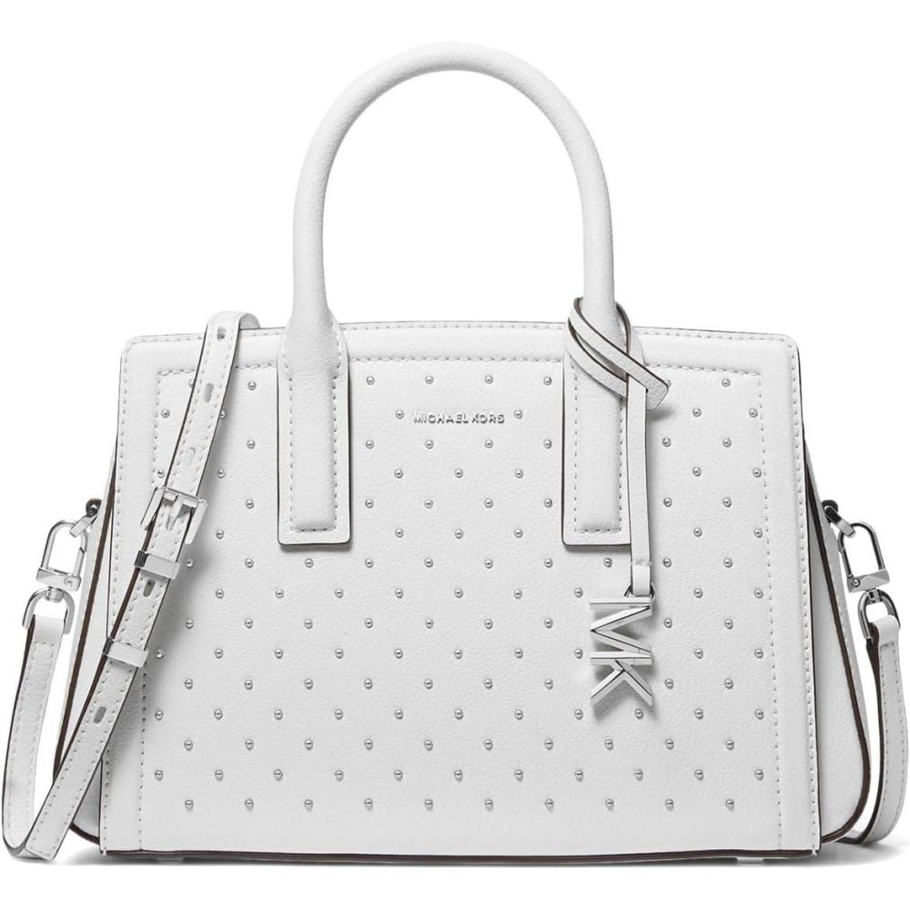 image:imageMichael Kors Womens Laila Small SatchelOptic White 1