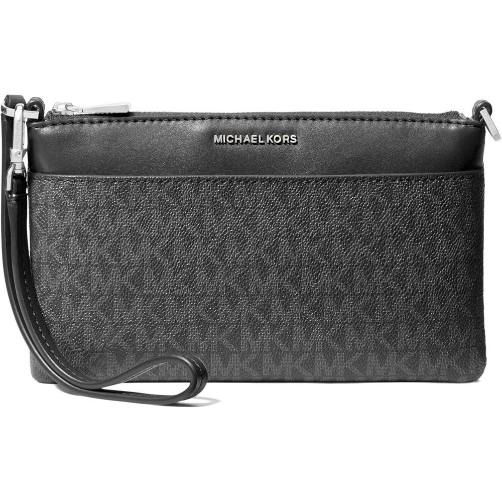 image:imageMichael Kors womens Jet Set Medium Top Zip Convertible WristletBlack