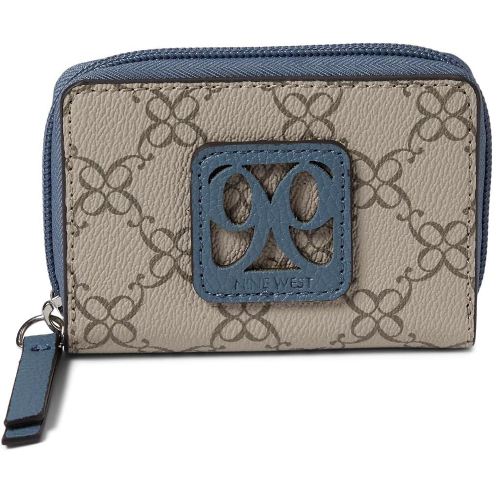 image:imageNine West Womens Cindi Single Small Card OrganizerCinder Logo Multi