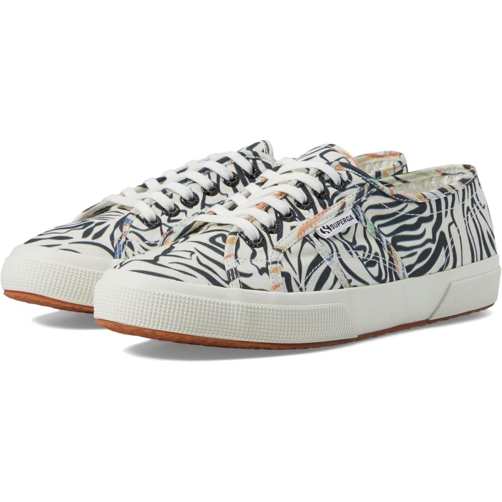 image:imageSuperga Womens 2750 Pearl Matte CanvasSneakerZebra BlackMulticolor