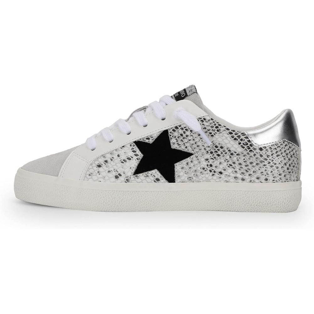 image:imageVintage Havana Womens Kate Slip On Sneakers Shoes Casual GreySilver Snake