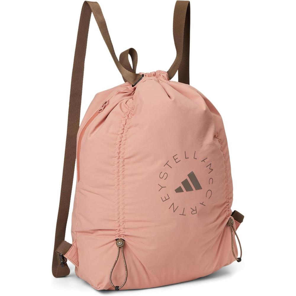 image:imageadidas Womens By Stella McCartney Gymsack JY4198 Light Rosewood Brown Moss One Size