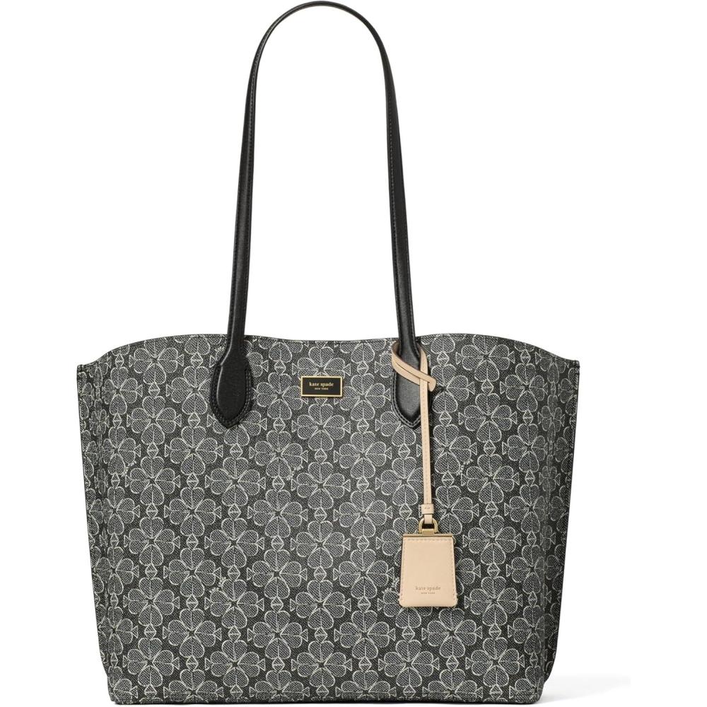 image:imagekate spade new york Suite Crossgrain Leather Large Work Tote BagBlack Multi