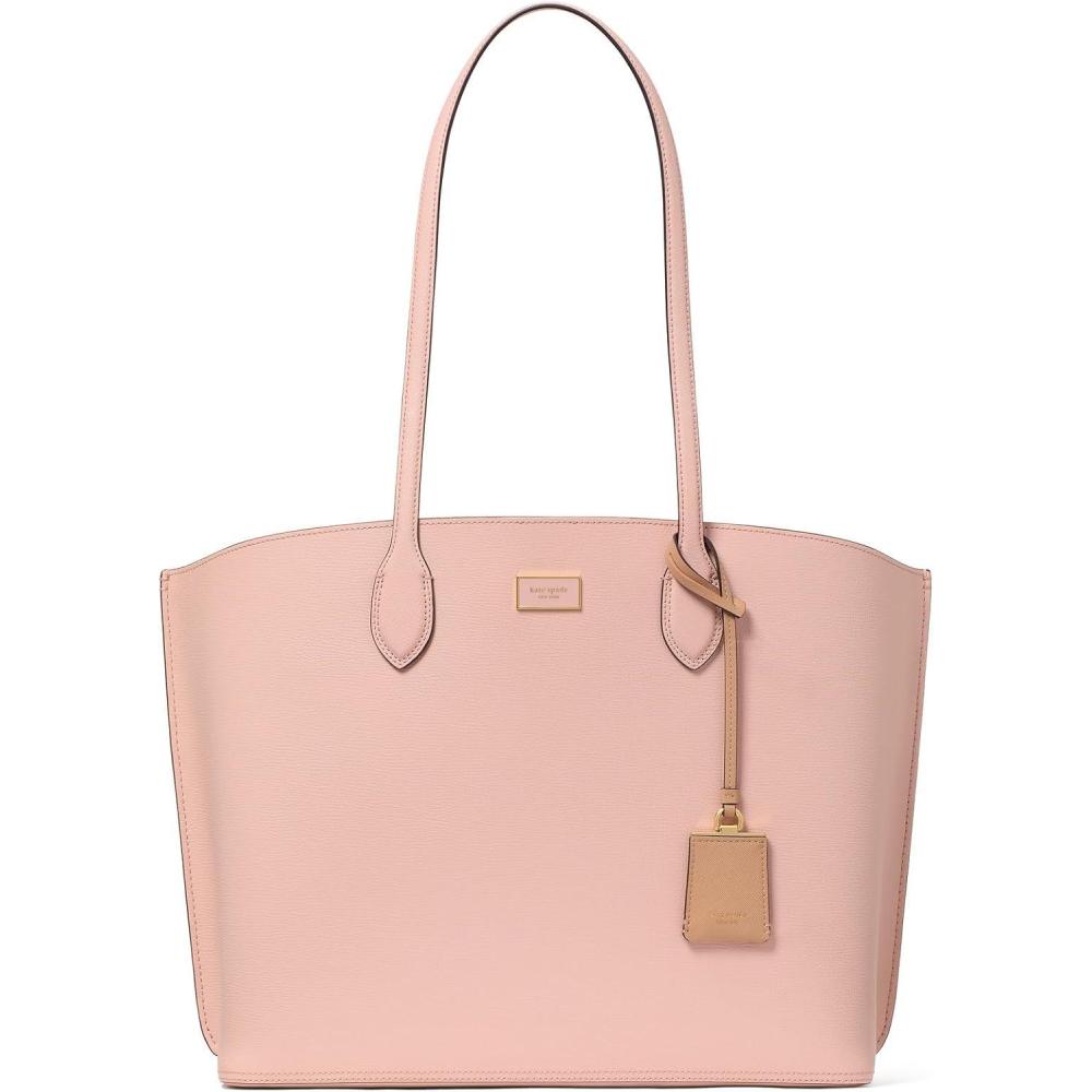 image:imagekate spade new york Suite Crossgrain Leather Large Work Tote BagRose Smoke