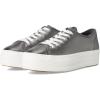 Gunmetal Metallic Leather