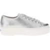 Silver Metallic Leather