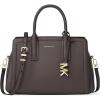 Gold-tone Hardware/Embossed Goat Leather/Chocolate