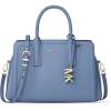 Gold-tone Hardware/Embossed Goat Leather/French Blue
