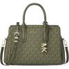 Gold-tone Hardware/Tonal Mk Signature Coated Twill/Ivy