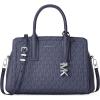 Silver-tone Hardware/Signature Coated Twill/Dress Blues