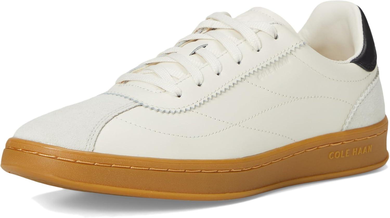 image:imageCole Haan Womens Grand Crosscourt BrynnIvorySilver Birch SuedeIvory