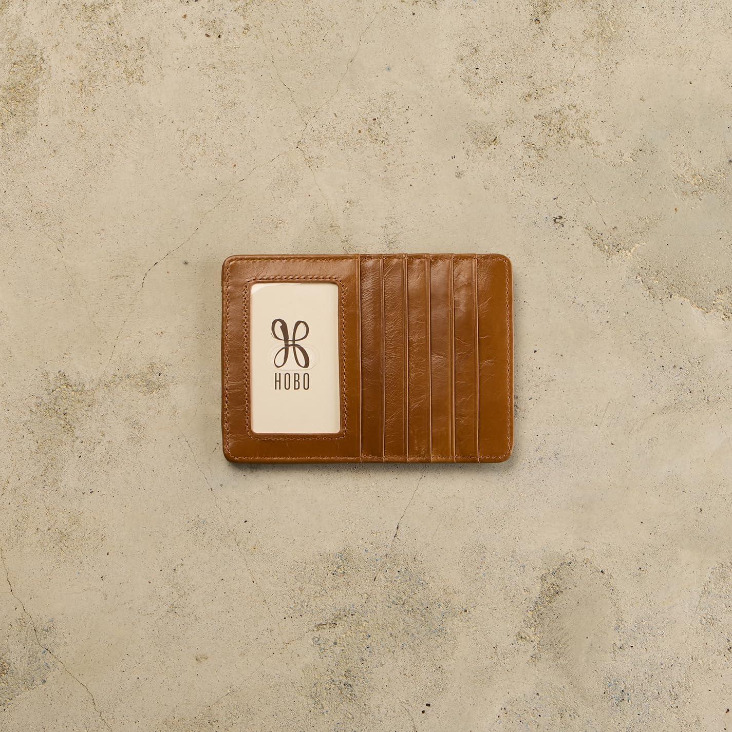 image:imageHOBO Euro Slide Leather Wallet with Passport Holder for Travel Card and Cash Organizer and Zipper Pocket NaturalTRUFFLE