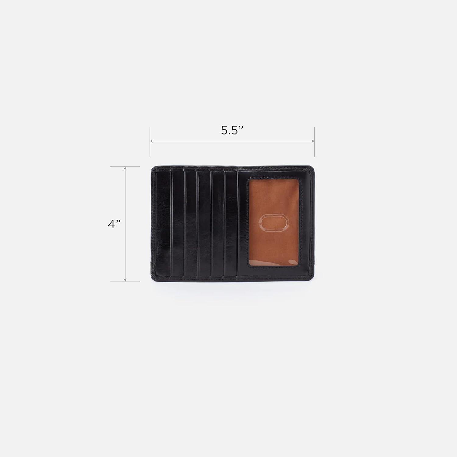 image:imageHOBO Euro Slide Leather Wallet with Passport Holder for Travel Card and Cash Organizer and Zipper Pocket NaturalTRUFFLE