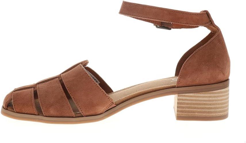 image:imageTOMS Womens Jaclyn Block Fisherman Casual Sandals Casual Low Heel 12 BrownBrown