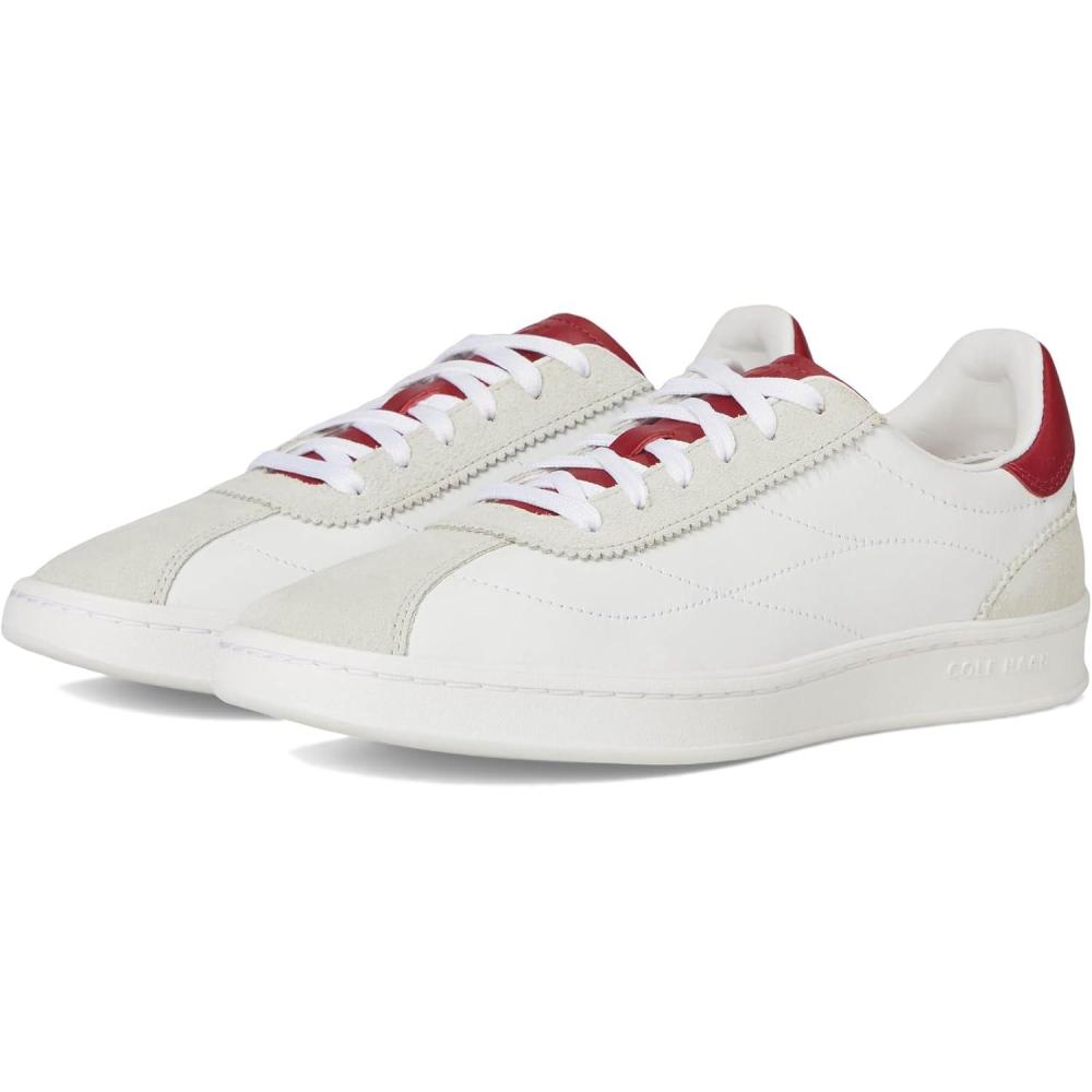 image:imageCole Haan Womens Grand Crosscourt BrynnWhiteSilver Birch SuedeLeopard SuedeGumWhite