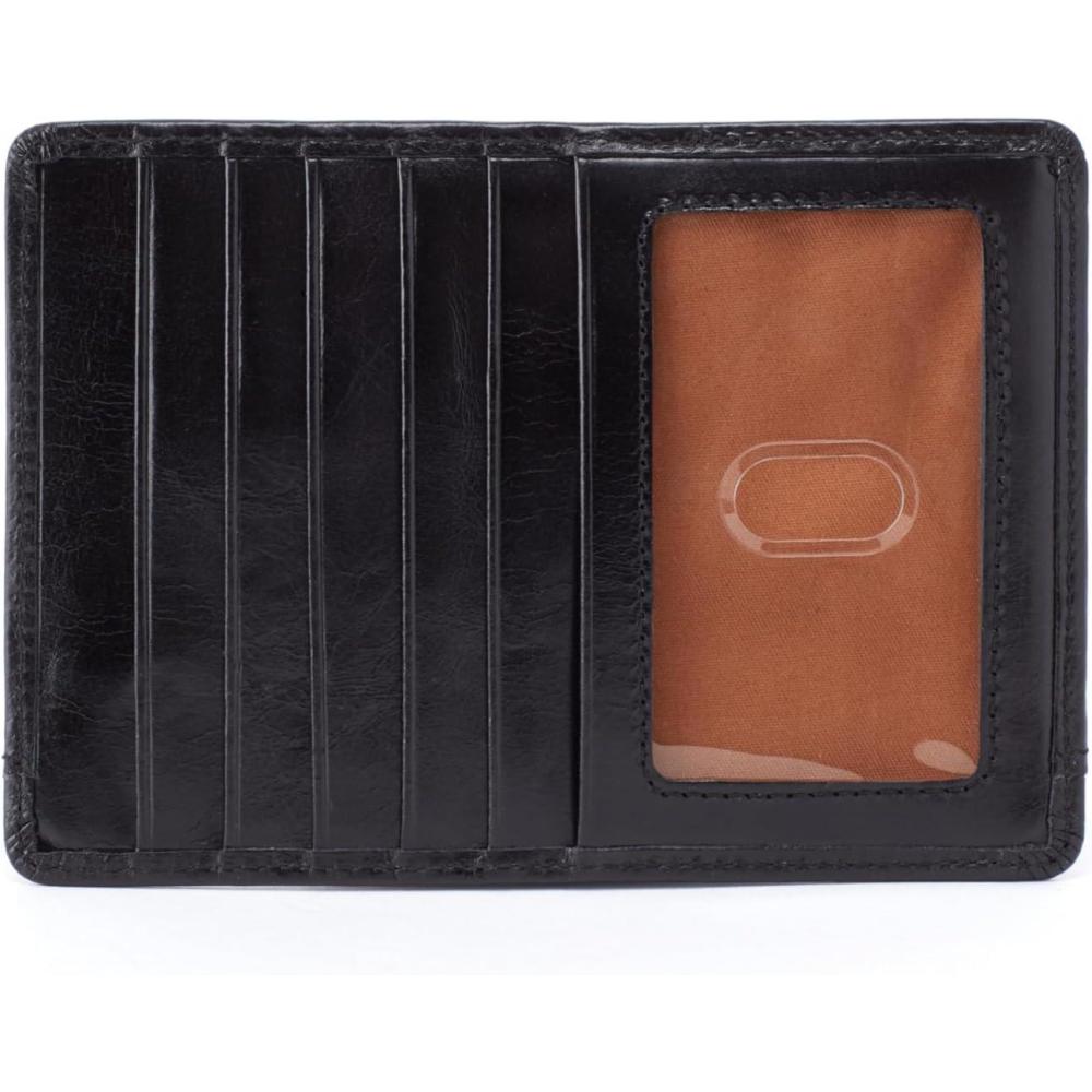 image:imageHOBO Euro Slide Leather Wallet with Passport Holder for Travel Card and Cash Organizer and Zipper Pocket NaturalBLACK