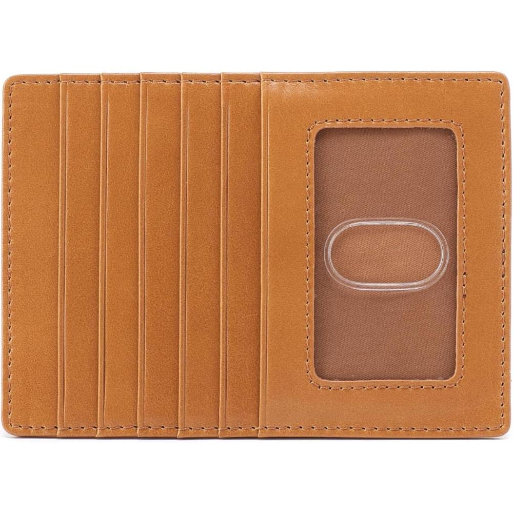 image:imageHOBO Euro Slide Leather Wallet with Passport Holder for Travel Card and Cash Organizer and Zipper Pocket NaturalNatural