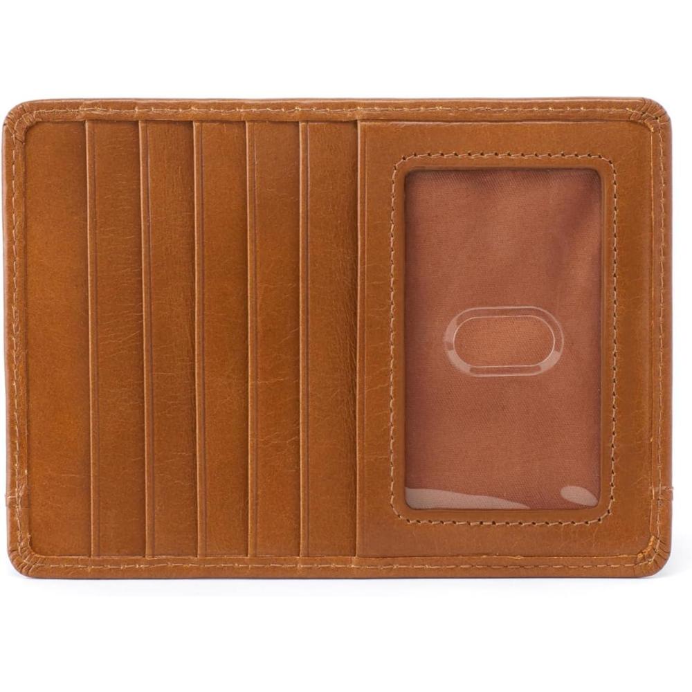 image:imageHOBO Euro Slide Leather Wallet with Passport Holder for Travel Card and Cash Organizer and Zipper Pocket NaturalTRUFFLE