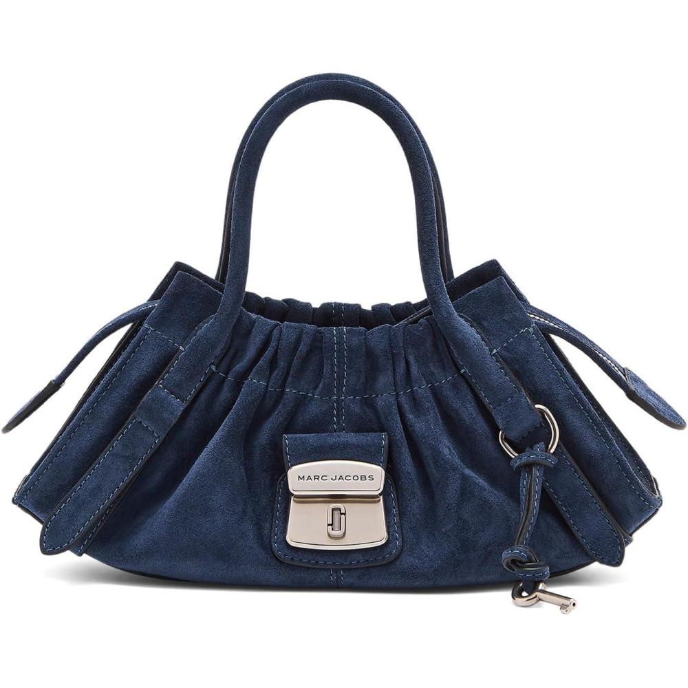 image:imageMarc Jacobs The Suede Dakota Small Satchel Navy