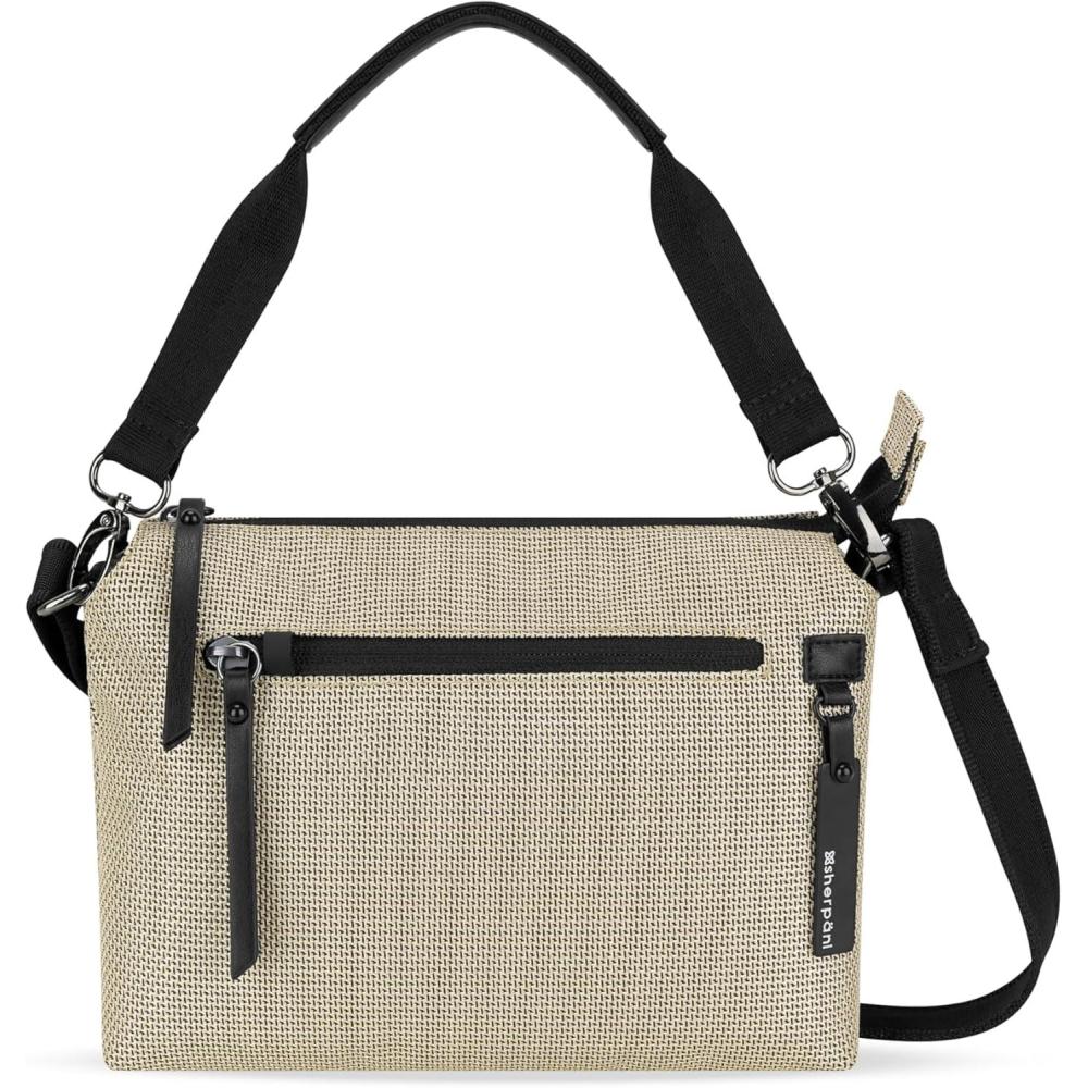 image:imageSherpani Mei Small Anti Theft Crossbody Purse Lightweight Cross Body Bag Handbags Fashion Trio Bag for WomenStraw  Signature