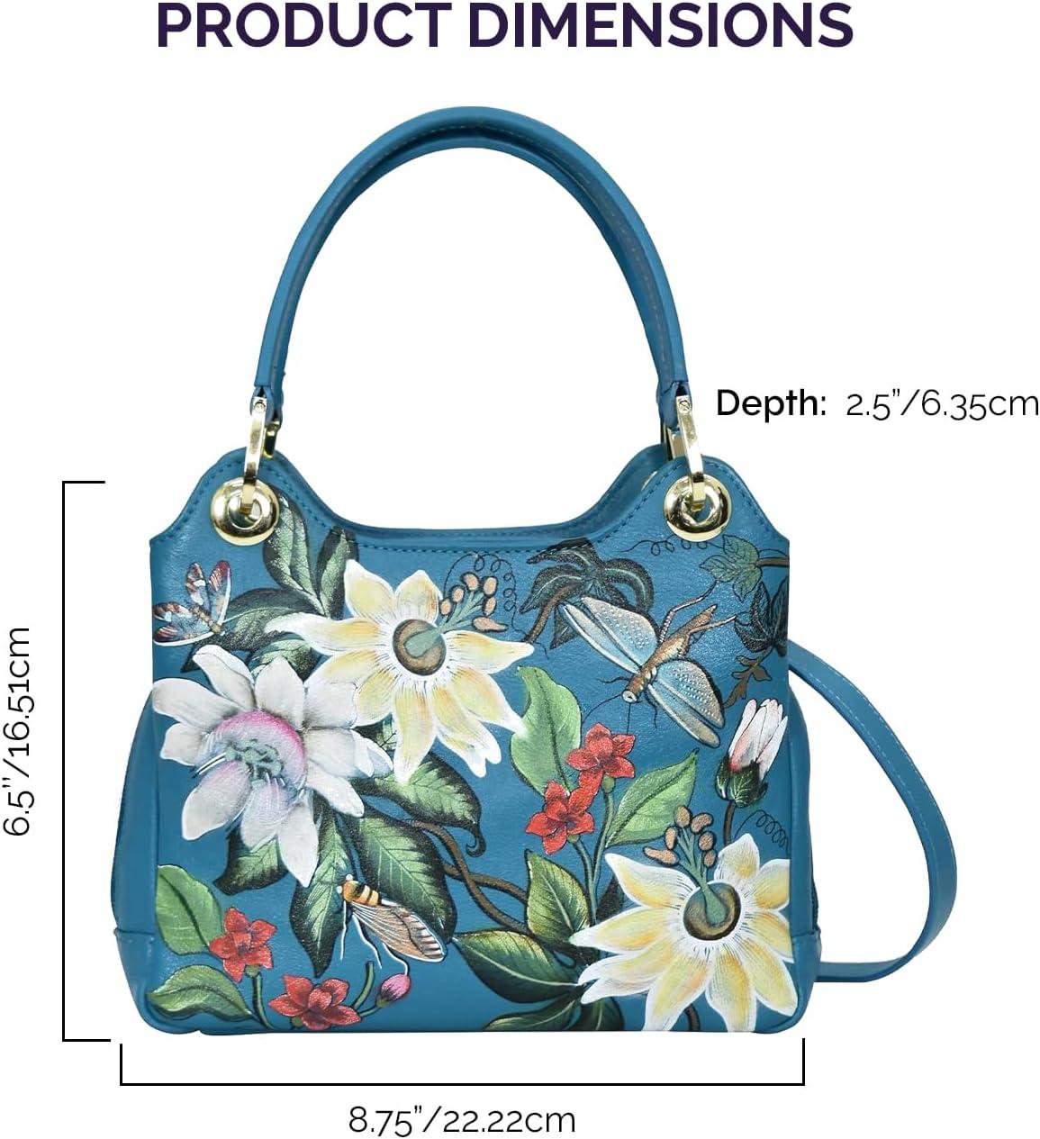 image:imageAnuschka Satchel with Crossbody Strap708Royal Garden