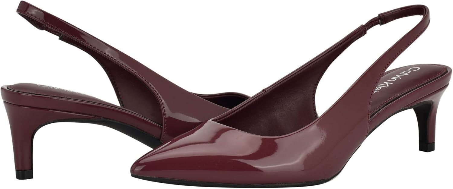 image:imageCalvin Klein Womens DaintyDark Red Patent 600