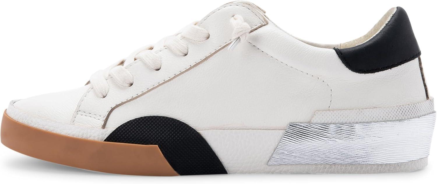 image:imageDolce Vita Womens Zina SneakerWhiteBlack Leather