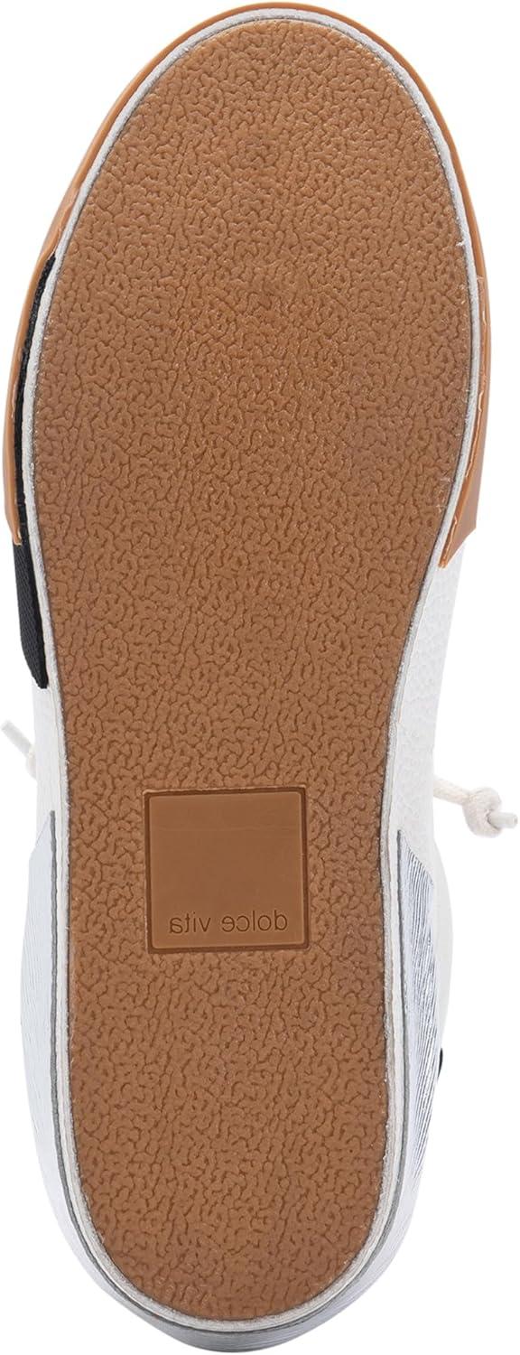 image:imageDolce Vita Womens Zina SneakerWhiteBlack Leather