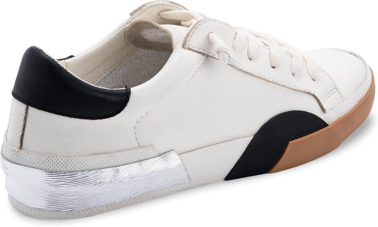 image:imageDolce Vita Womens Zina SneakerWhiteBlack Leather